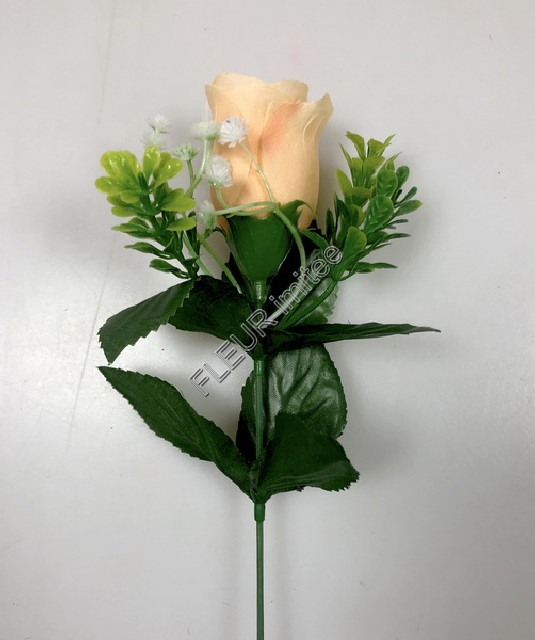 Růže x1 s gyps. 40cm 144/